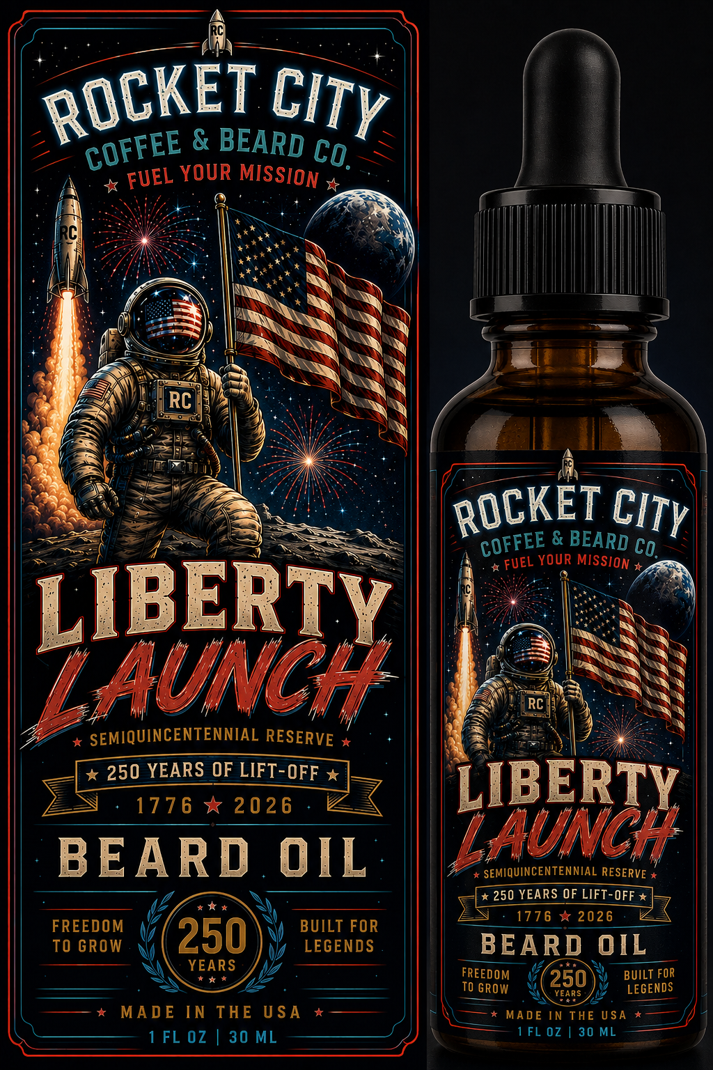 Liberty Launch Beard Oil